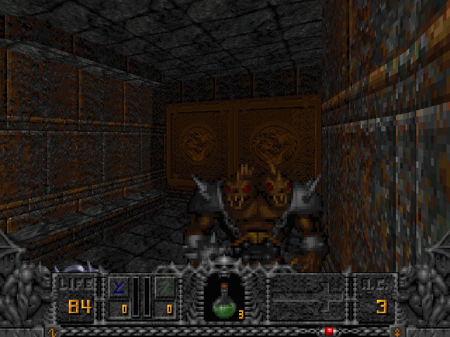 Hexen Beyond Heretic 1995 Microsoft Windows PC CD MS-DOS Raven iD GT Interactive-PC Gamez USA