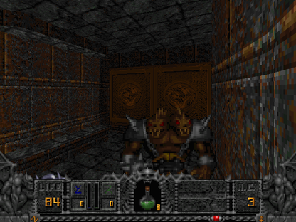 Hexen Beyond Heretic 1995 Microsoft Windows PC CD MS-DOS Raven iD GT Interactive-PC Gamez USA