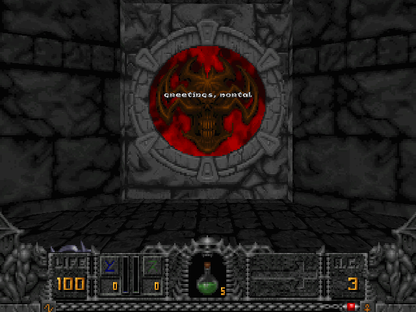 Hexen Beyond Heretic 1995 Microsoft Windows PC CD MS-DOS Raven iD GT Interactive-PC Gamez USA