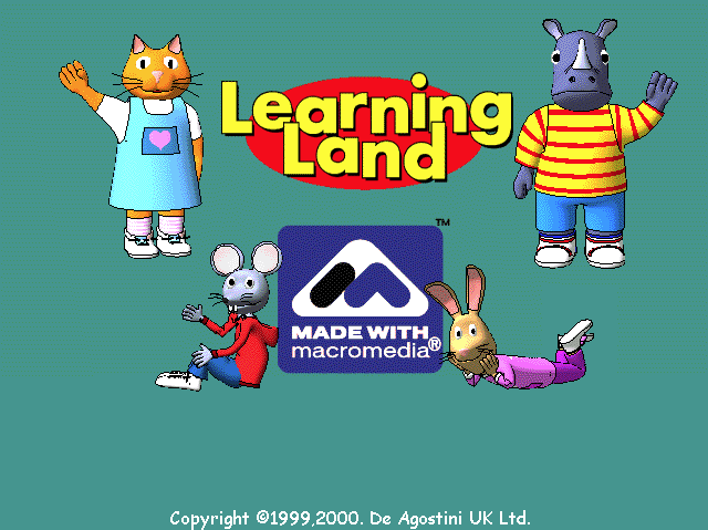 Learning Land 1 - At the Playground Microsoft Windows PC CD-PC Gamez USA