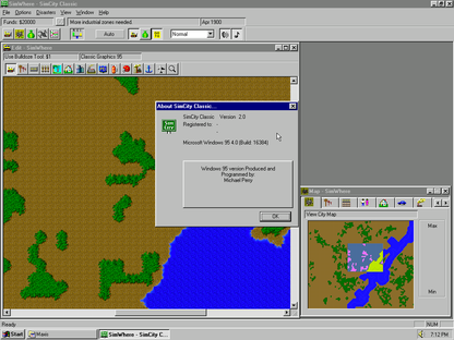 SimCity Classic Microsoft Windows PC CD-PC Gamez USA