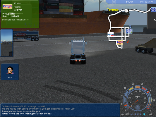 Explore the roads with 18 Wheels of Steel Pedal to the Metal (2004) Microsoft Windows PC CD, a thrilling trucking simulation.