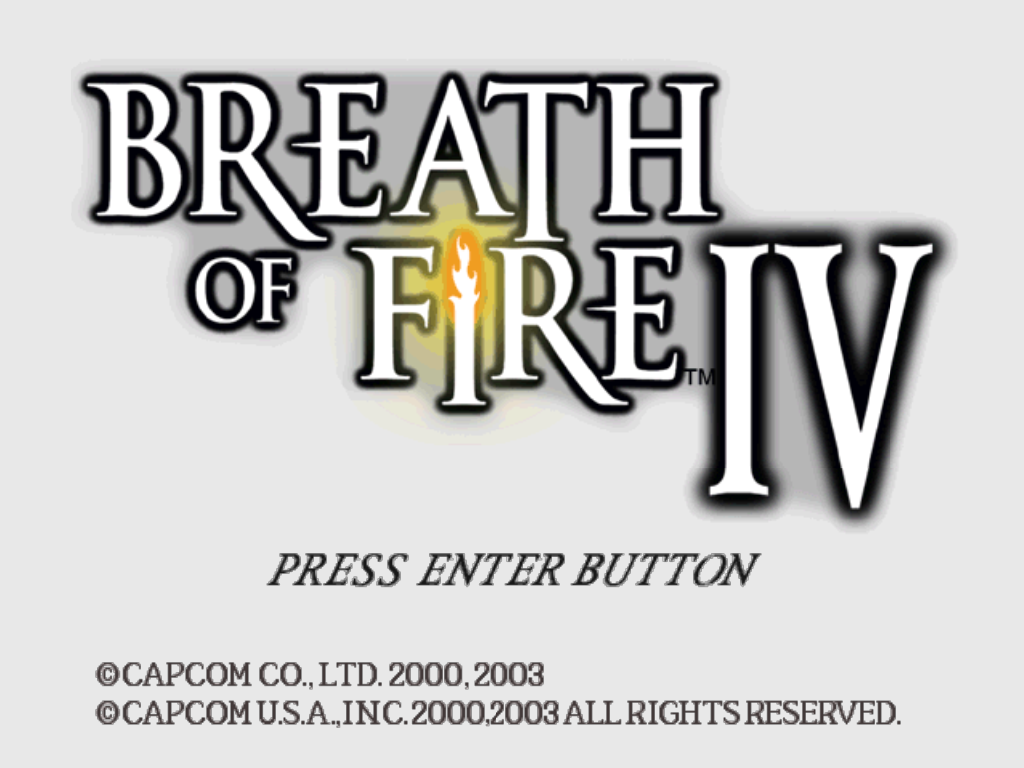 Breath Of Fire IV 4 Microsoft Windows PC CD-PC Gamez USA