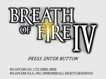 Breath Of Fire IV 4 Microsoft Windows PC CD-PC Gamez USA