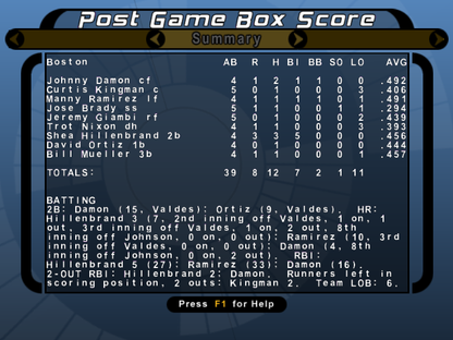 High Heat Major League Baseball 2004 Microsoft Windows PC CD-PC Gamez USA