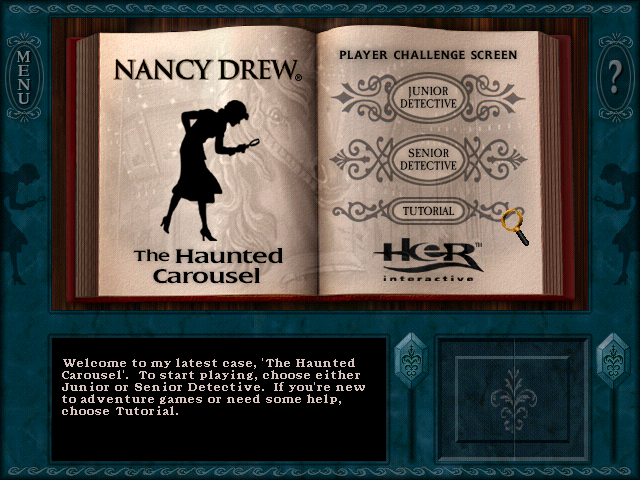 Nancy Drew Mystery 8 The Haunted Carousel Microsoft Windows PC CD-PC Gamez USA