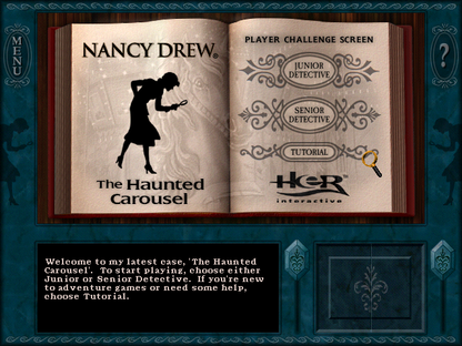 Nancy Drew Mystery 8 The Haunted Carousel Microsoft Windows PC CD-PC Gamez USA