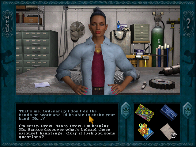 Nancy Drew Mystery 8 The Haunted Carousel Microsoft Windows PC CD-PC Gamez USA