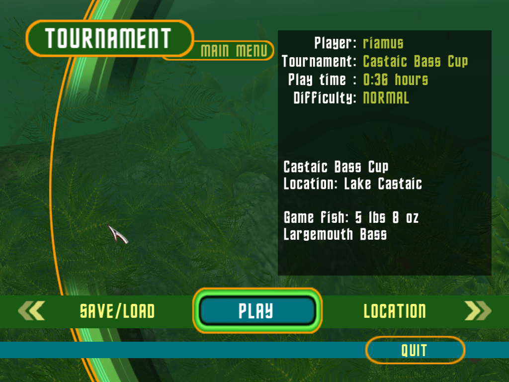 Rapala Pro Fishing Microsoft Windows PC CD-PC Gamez USA