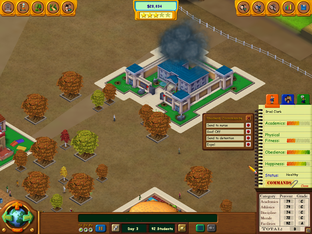 School Tycoon Microsoft Windows PC CD-PC Gamez USA
