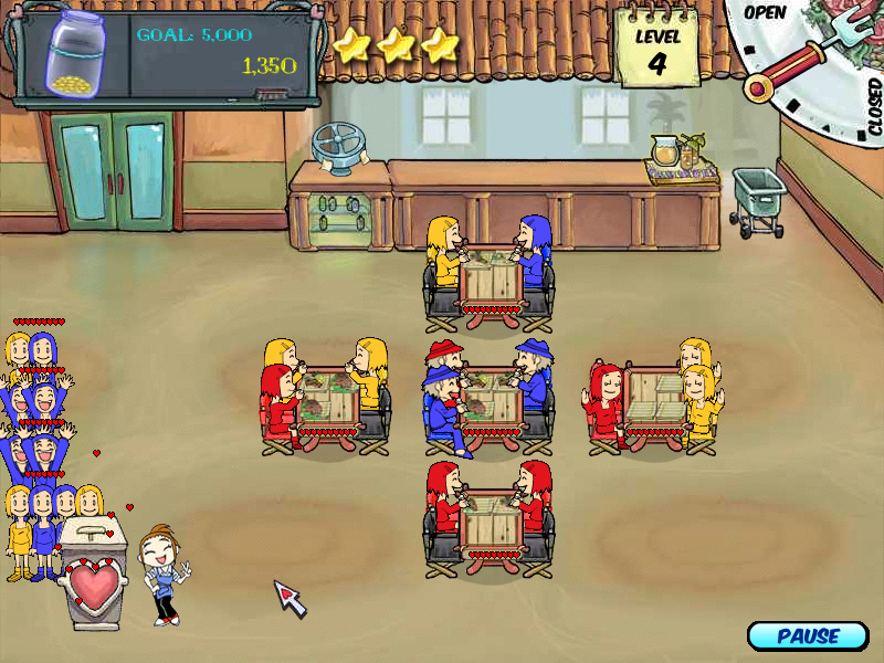 Diner Dash Microsoft Windows PC CD-PC Gamez USA