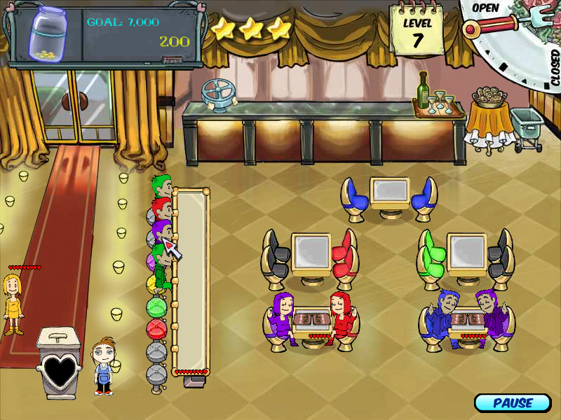 Diner Dash Microsoft Windows PC CD-PC Gamez USA