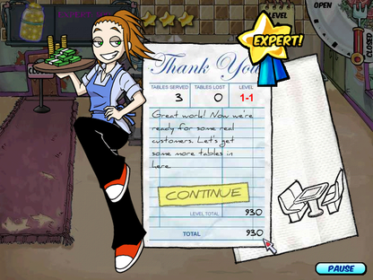 Diner Dash Microsoft Windows PC CD-PC Gamez USA