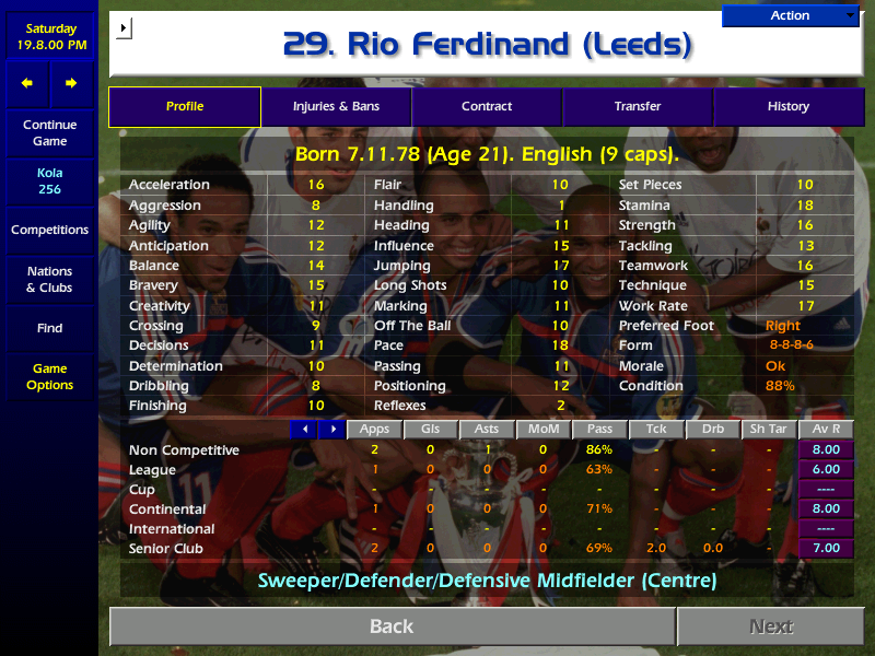 Championship Manager Season 00 Microsoft Windows PC CD-PC Gamez USA
