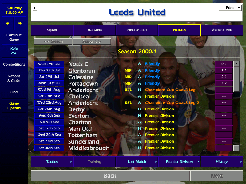 Championship Manager Season 00 Microsoft Windows PC CD-PC Gamez USA