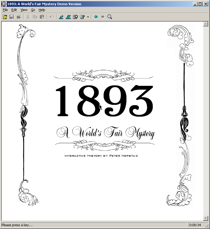 1893 A World's Fair Mystery Microsoft Windows PC CD-PC Gamez USA
