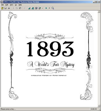 1893 A World's Fair Mystery Microsoft Windows PC CD-PC Gamez USA