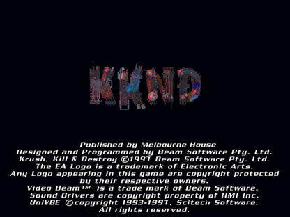 KKND Krush Kill 'N Destroy Microsoft Windows PC CD-PC Gamez USA