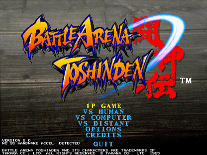 Battle Arena Toshinden Microsoft Windows PC CD-PC Gamez USA