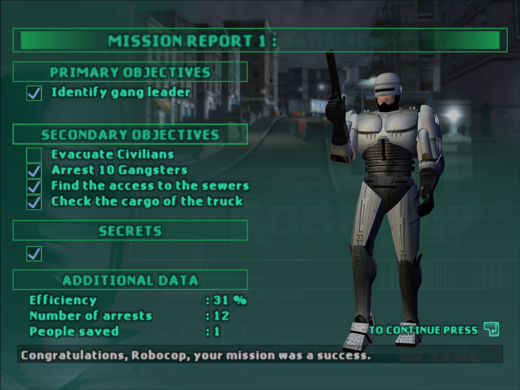 Robocop (2003) Microsoft Windows PC CD-PC Gamez USA