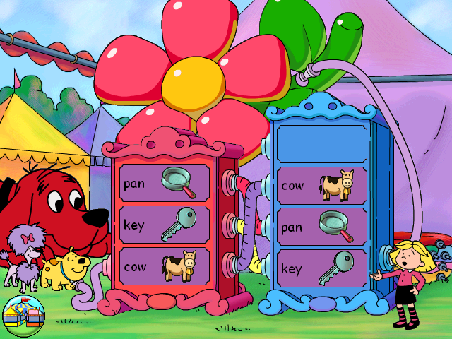 Clifford the Big Red Dog Phonics Microsoft Windows PC CD-PC Gamez USA