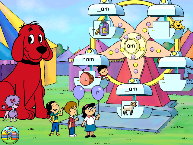 Clifford the Big Red Dog Phonics Microsoft Windows PC CD-PC Gamez USA