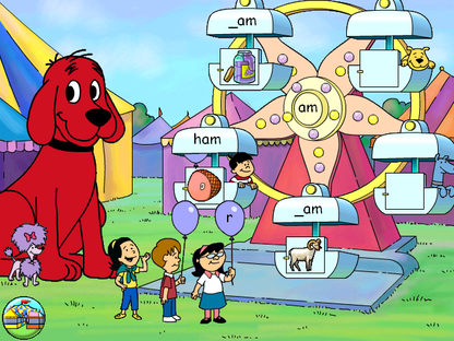 Clifford the Big Red Dog Phonics Microsoft Windows PC CD-PC Gamez USA