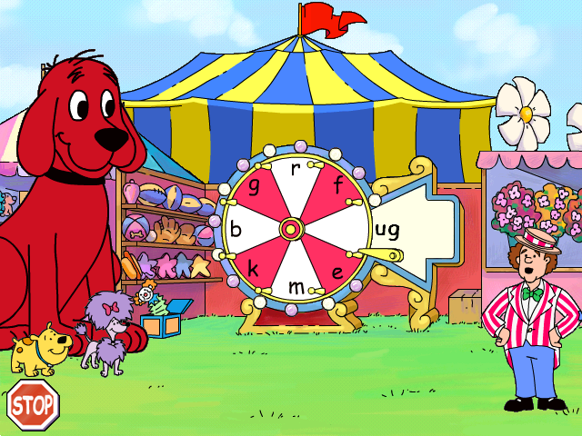 Clifford the Big Red Dog Phonics Microsoft Windows PC CD-PC Gamez USA