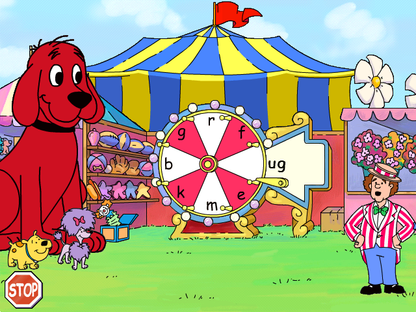 Clifford the Big Red Dog Phonics Microsoft Windows PC CD-PC Gamez USA