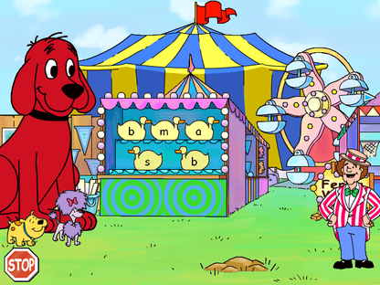 Clifford the Big Red Dog Phonics Microsoft Windows PC CD-PC Gamez USA