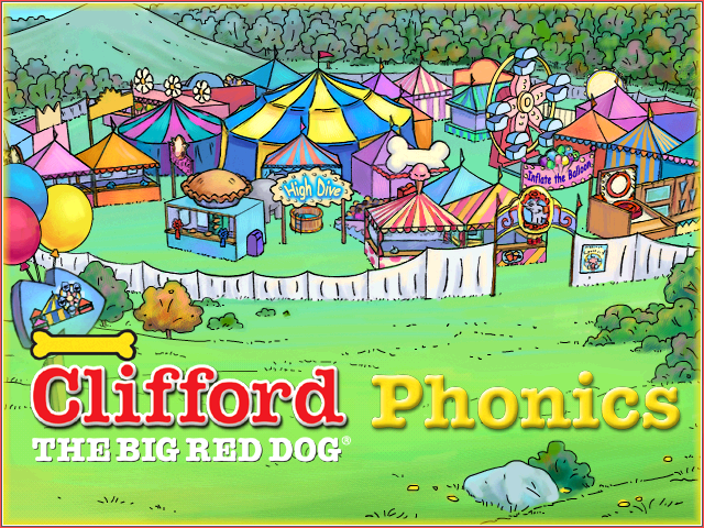 Clifford the Big Red Dog Phonics Microsoft Windows PC CD-PC Gamez USA