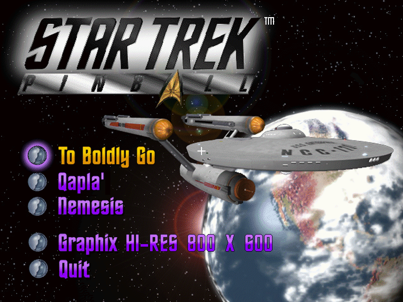 Star Trek Pinball Microsoft Windows PC CD-PC Gamez USA