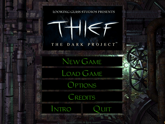 Thief The Dark Project Microsoft Windows PC CD-PC Gamez USA