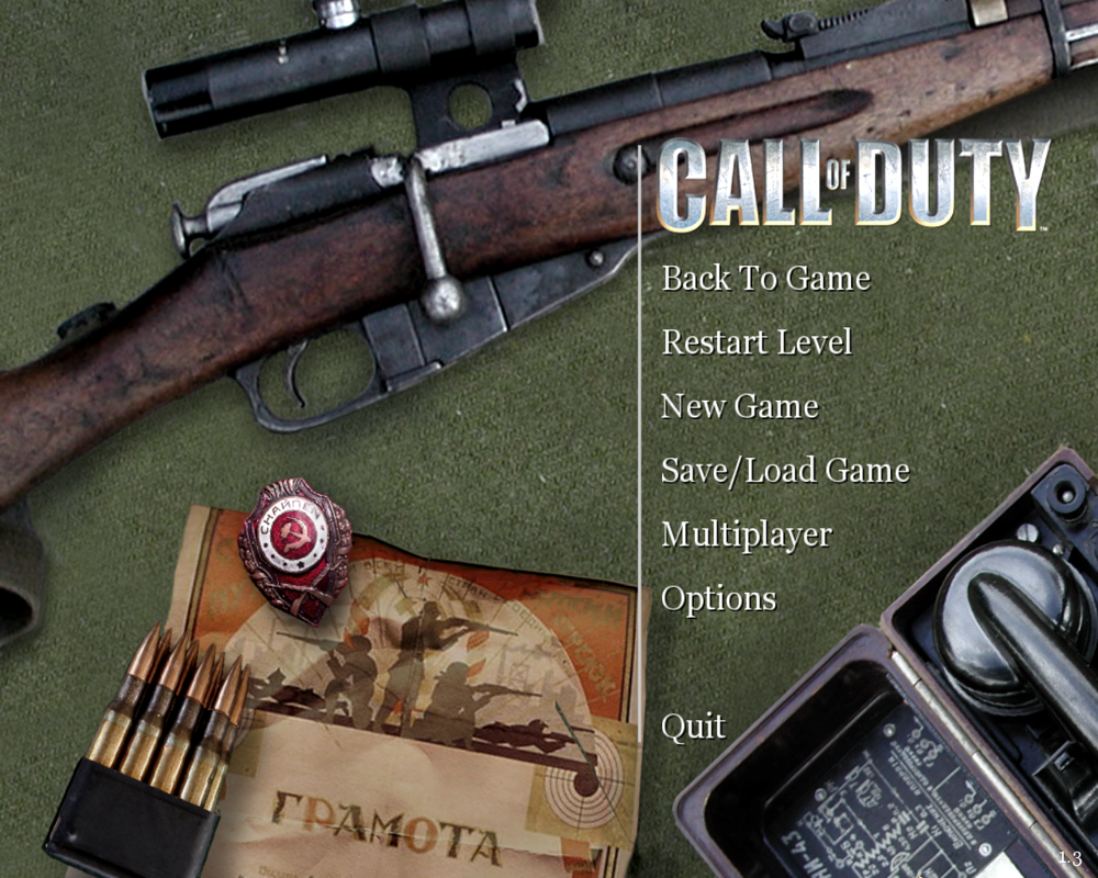 Call of Duty Disc 1-2 Microsoft Windows PC CD-PC Gamez USA