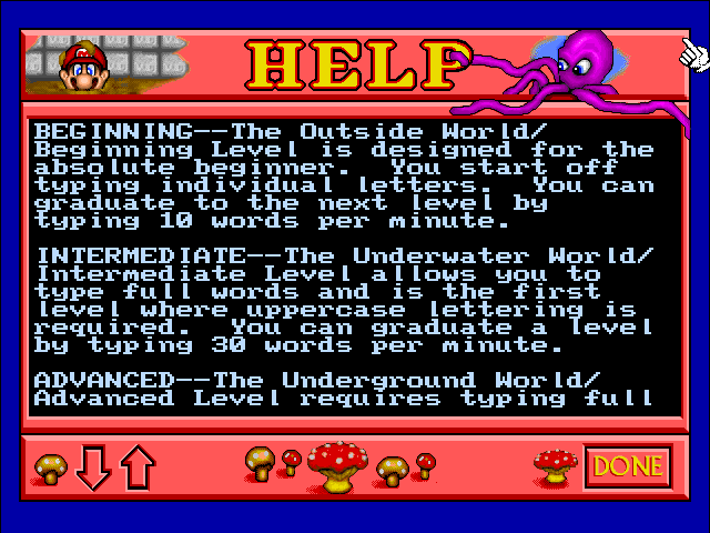 Mario Teaches Typing 2 Microsoft Windows PC CD-PC Gamez USA