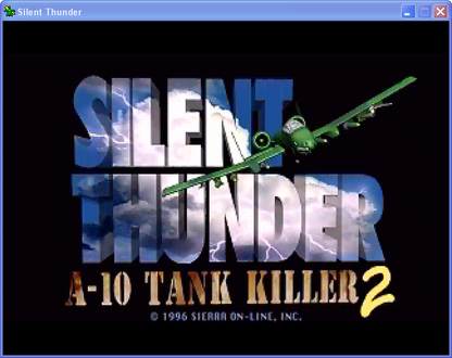 Silent Thunder - A-10 Tank Killer II Microsoft Windows PC CD-PC Gamez USA