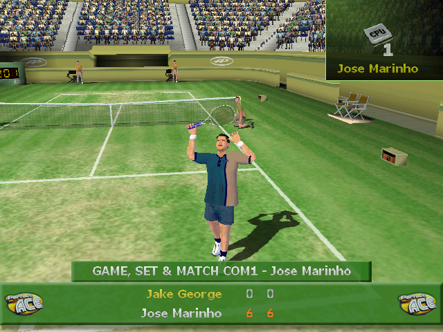 Perfect Ace Pro Tournament Tennis Microsoft Windows PC CD-PC Gamez USA