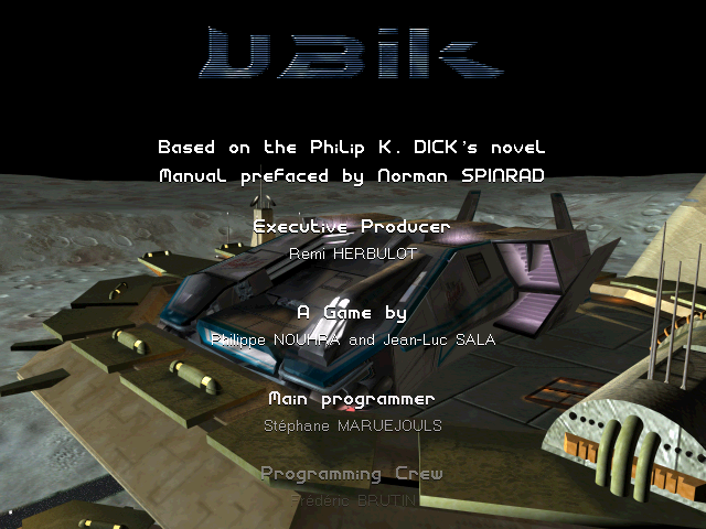 Ubik Disc 1-3 Microsoft Windows PC CD-PC Gamez USA