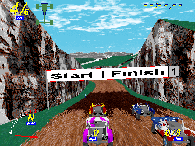 SODA Off-Road Racing Microsoft Windows PC CD-PC Gamez USA