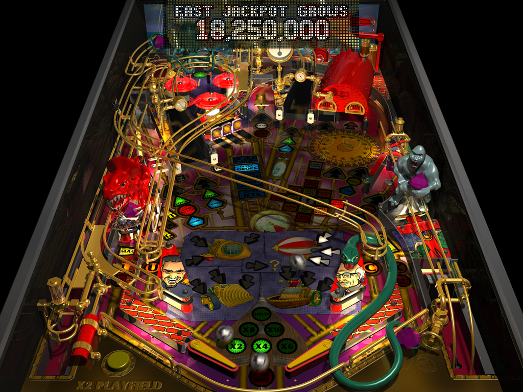 Pro Pinball Fantastic Journey Disc 1-2 Microsoft Windows PC CD-PC Gamez USA