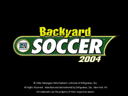 BACKYARD SOCCER 2004 Microsoft Windows PC CD-PC Gamez USA