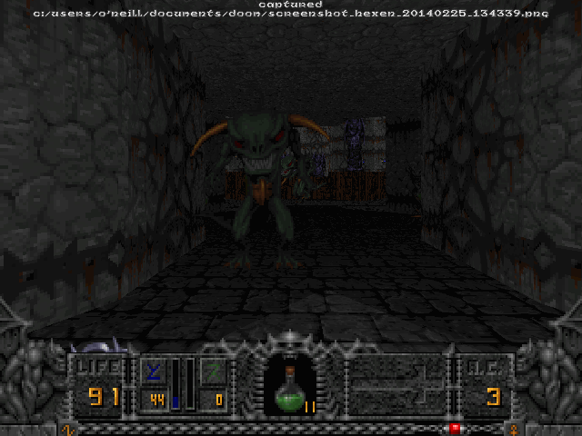 Hexen Beyond Heretic 1995 Microsoft Windows PC CD MS-DOS Raven iD GT Interactive-PC Gamez USA