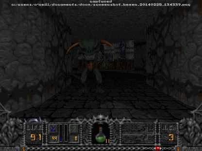 Hexen Beyond Heretic 1995 Microsoft Windows PC CD MS-DOS Raven iD GT Interactive-PC Gamez USA