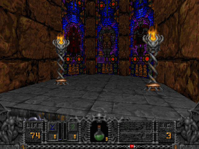 Hexen Beyond Heretic 1995 Microsoft Windows PC CD MS-DOS Raven iD GT Interactive-PC Gamez USA