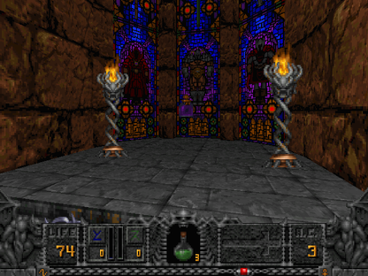 Hexen Beyond Heretic 1995 Microsoft Windows PC CD MS-DOS Raven iD GT Interactive-PC Gamez USA