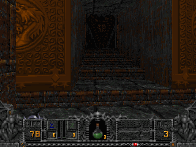 Hexen Beyond Heretic 1995 Microsoft Windows PC CD MS-DOS Raven iD GT Interactive-PC Gamez USA