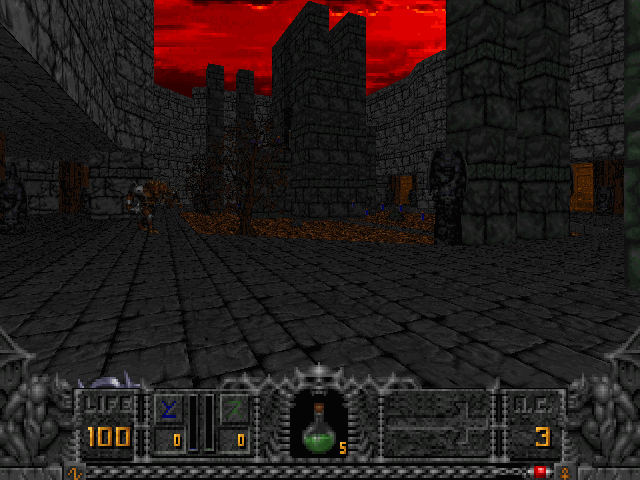 Hexen Beyond Heretic 1995 Microsoft Windows PC CD MS-DOS Raven iD GT Interactive-PC Gamez USA