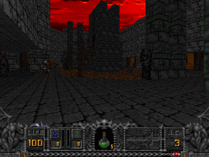 Hexen Beyond Heretic 1995 Microsoft Windows PC CD MS-DOS Raven iD GT Interactive-PC Gamez USA