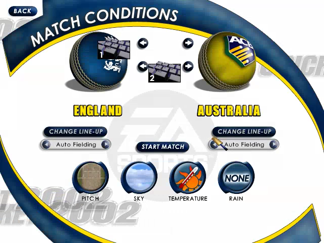 CRICKET 2002 Disc 1-2 Microsoft Windows PC CD-PC Gamez USA