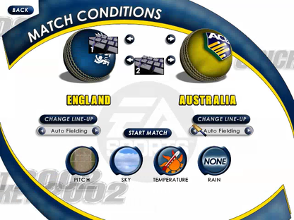 CRICKET 2002 Disc 1-2 Microsoft Windows PC CD-PC Gamez USA